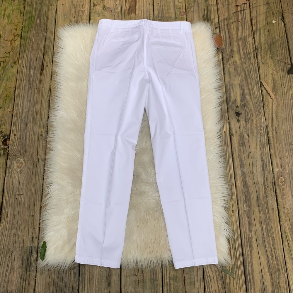 Talbots White Relaxed Chino Pants - Picture 7 of 9